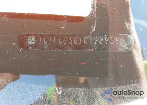 2012 Chevrolet Cruze 2Lt из США, поврежденный, VIN 1G1PG5SC1C7129352